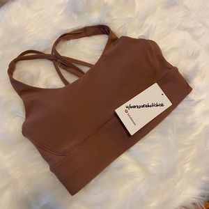Lululemon energy long line ribbed bra